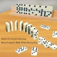 thumbnail image 2 of Juego de Dominó para Adultos. Juego de Mesa Clásico de Dominó de 28 Fichas. Dominó Doble 6. Juegos Familiares para Niños y Adultos., 2 of 5