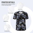 thumbnail image 3 of KLL Sunflowers for Men's Baseball Shirts,Short Sleeve Casual Shirts Button Down Shirt for Men Beach Summer Wedding Shirt-4X-Large, 3 of 7