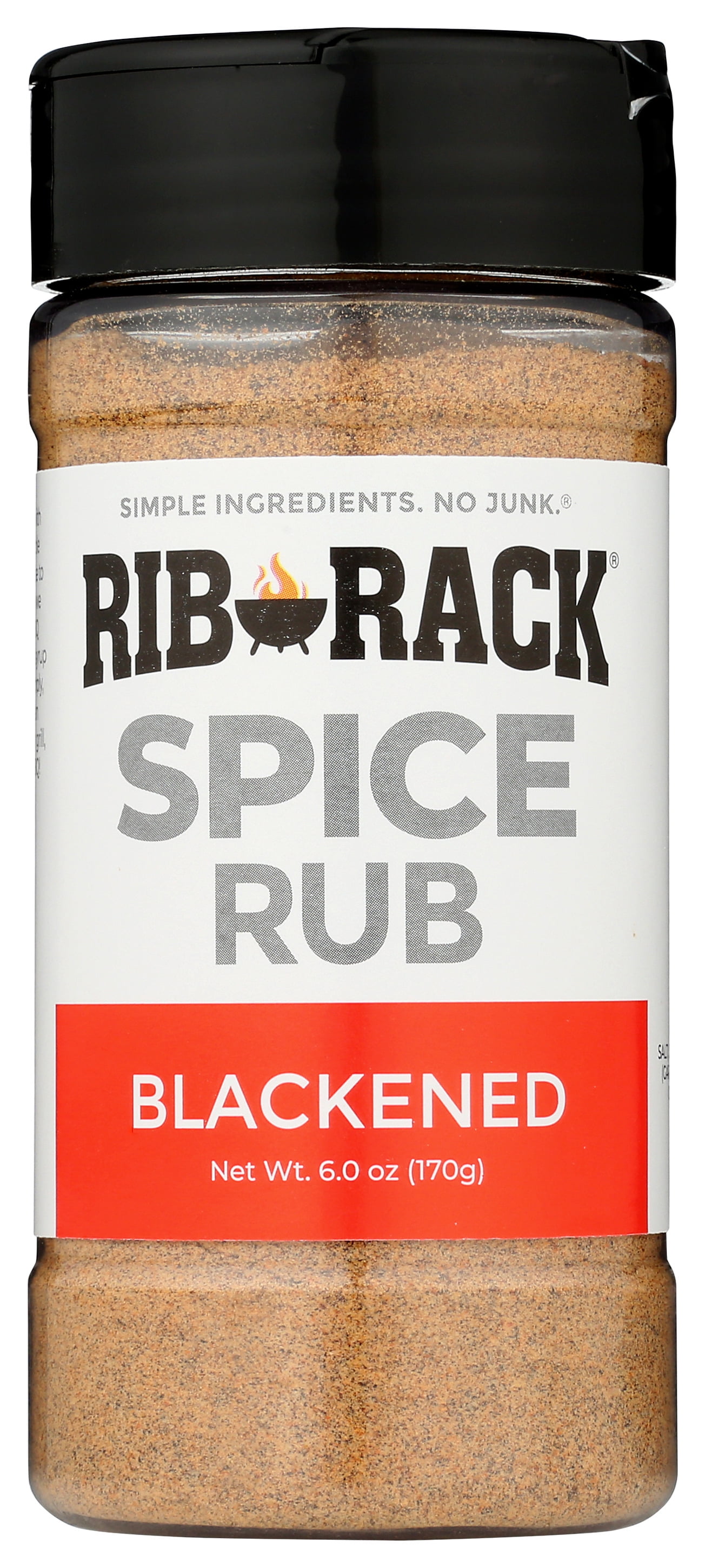 Rib Rack Blackened Spice Rub, 6 oz.