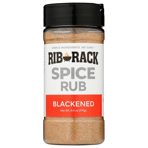 Rib Rack Blackened Spice Rub, 6 oz.