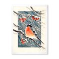 thumbnail image 3 of Designart Christmas Bullfinch Birds Traditional Framed Wall Art, 3 of 4