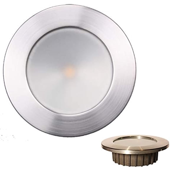 Lunasea ZERO EMI Recessed 3.5 LED Light - Warm White, Red w/... [LLB-46WR-0A-BN]