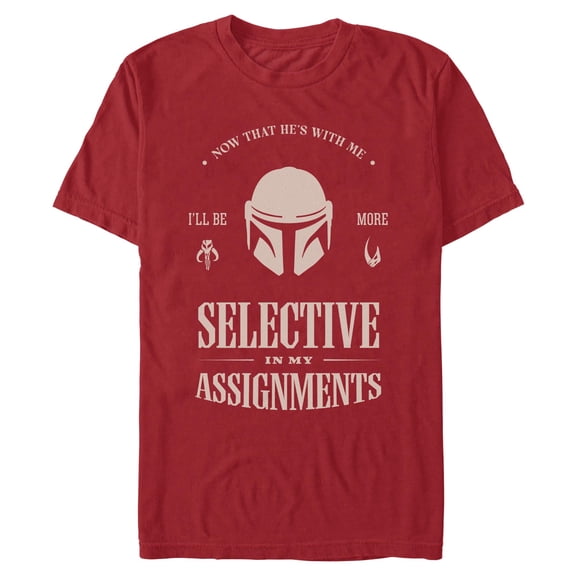 Mens Star Wars: The Mandalorian and Grogu Selective In My Assignments T Shirt