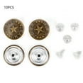 thumbnail image 2 of Iron Jean Button, 10 Piece Popular Delicate 20 MM Vintage Jean Button, For Work Clothes Windbreakers Backpacks Belts Jeans Coats Jackets, 2 of 8