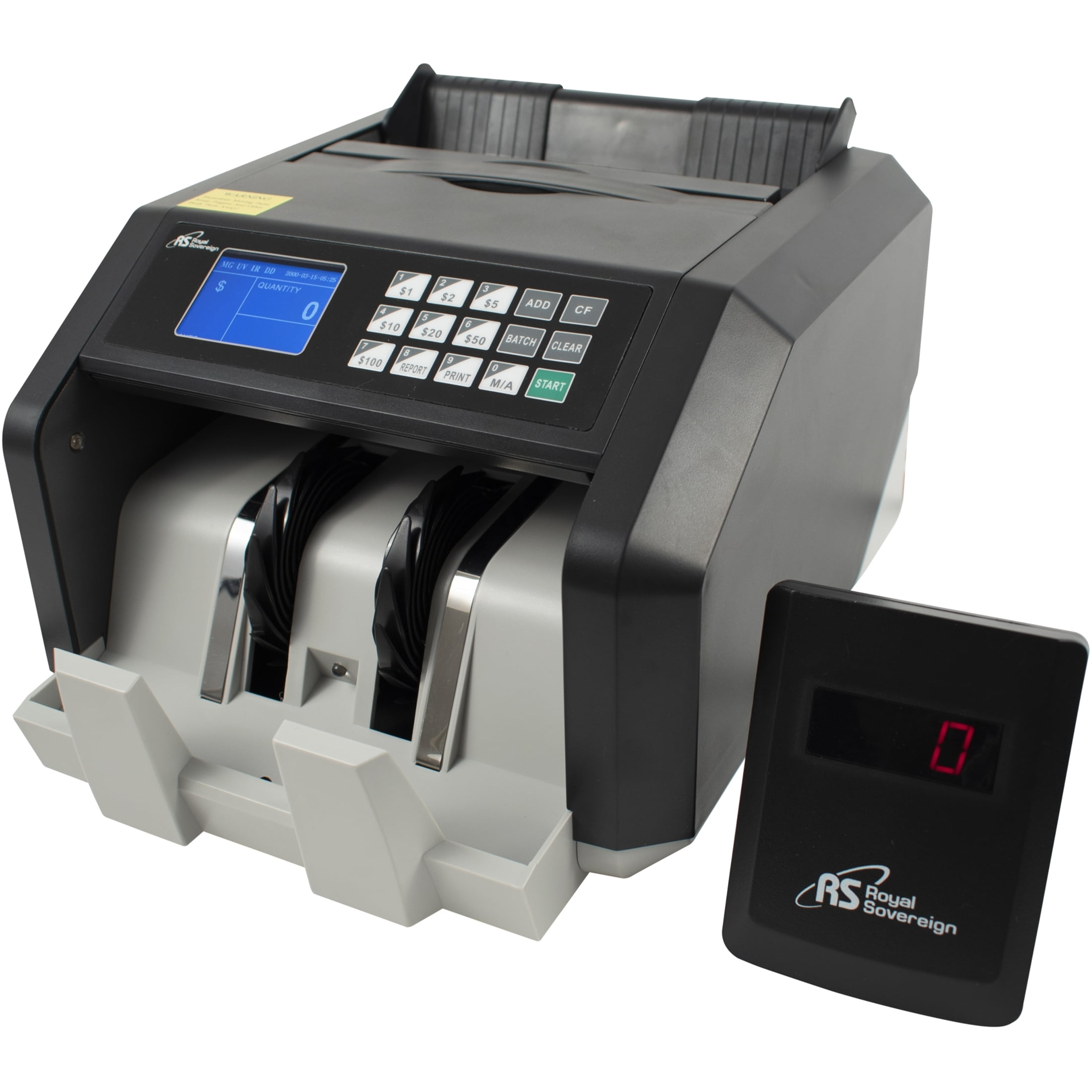 Royal Sovereign Back Load Bill Counter with Value Detection