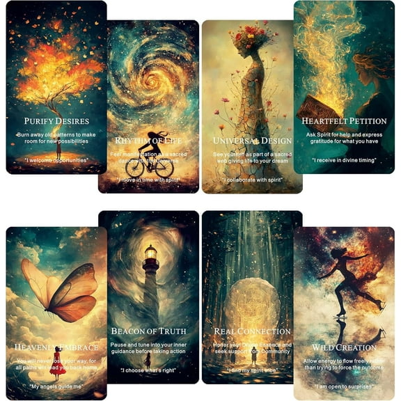Mystic Manifesting Oracle Deck, Oracle Cards for Co-Creating Your Future with Spirit