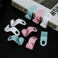 thumbnail image 5 of Spencer 60Pcs Clothes Hanger Connector Hooks, Stackable Connection Hooks for Clothes, Cascading Hanger Hooks for Heavy Duty Space Saving Clothes Closet Wardrobe (Blue+Pink+White), 5 of 8