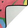 thumbnail image 4 of Coolnut Lightweight Soft Area Rugs, 80 x 58 inch（6'8" x 4'10"） Watermelon Slices Floor Mat for Kids Playing Room Hardwood Floor Living Room Nursery Rugs, 4 of 6