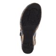 thumbnail image 6 of Spring Step L’Artiste Women's Koraline Mary Jane Flat Shoes – Hand Painted Floral Leather, Cushioned Microsuede Footbed, Adjustable Ankle Strap, 2″ Cork Wedge Heel, 6 of 8