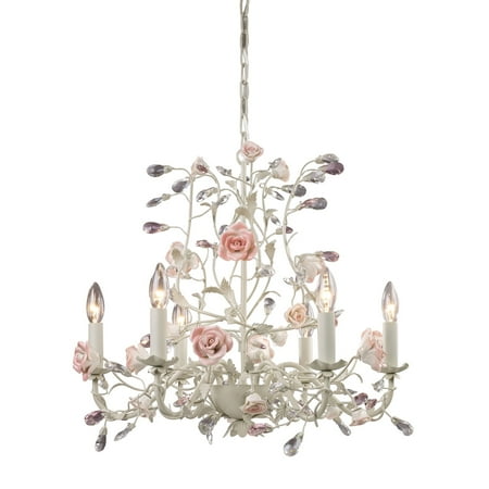 

Elk Home Heritage 22 Wide 6-Light Chandelier - Cream