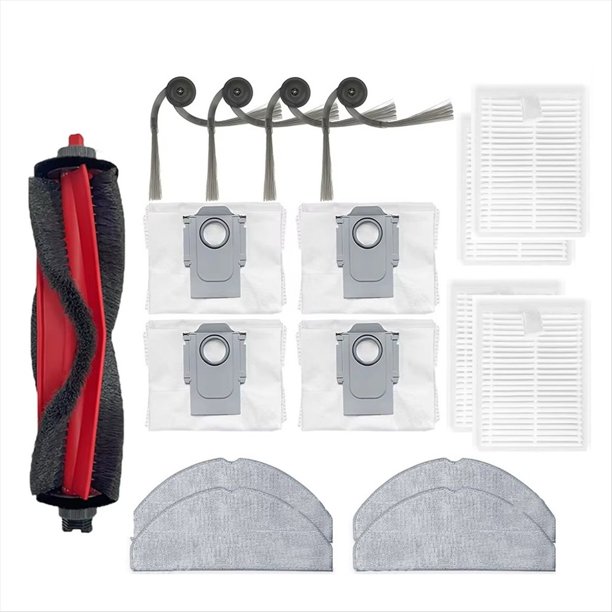 Piezas para M5 / M5+ / L5 / L5+ / TF / TF+ Plus: Cepillo Lateral Principal, Filtro, Mopa y Paño.