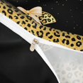 thumbnail image 4 of meiyoeat Leopard Sequin Initial S Print Twin Duvet Cover,Girly Bow Kids Twin Bedding For Girl,Black Reversible,2-Piece,1 Duvet Cover and 1 Pillowcase, 4 of 6