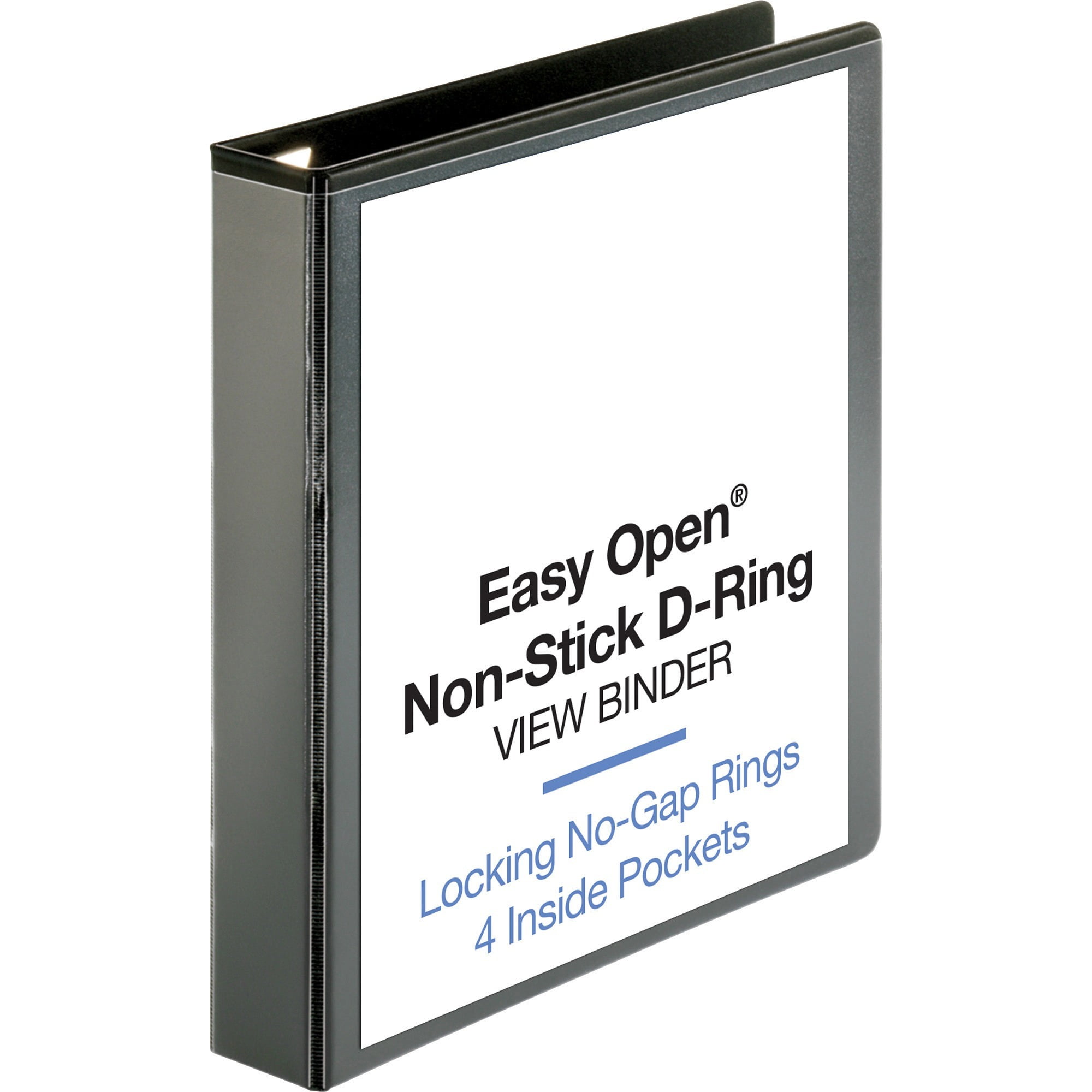 Business Source, BSN26958, Locking D-Ring View Binder, 1 Each, Black
