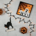thumbnail image 2 of Northlight Candy Corn Halloween String Lights - Yellow and Orange - 20.5' Black Wire - 100ct, 2 of 5