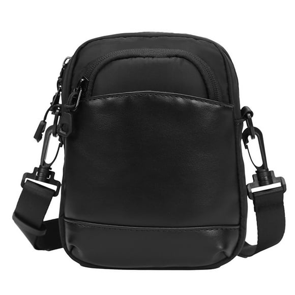 YOUSNH Men Messenger Bag Fashion New Pattern Simple Solid Color Light Chest Bag Messenger Bags Black