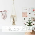 thumbnail image 4 of 1 PC Cesta de almacenamiento decorativo Exquisito Cesta colgante Contenedor de plantas (beige), 4 of 5