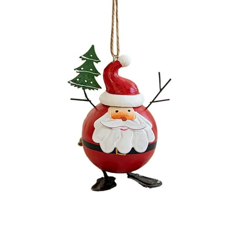 

FORYULIK Home Trees With Lights Christmas Pendant Christmas Pendant Pendant Scene Layout Counter Tabletop Window Decoration Props Cute Pendant