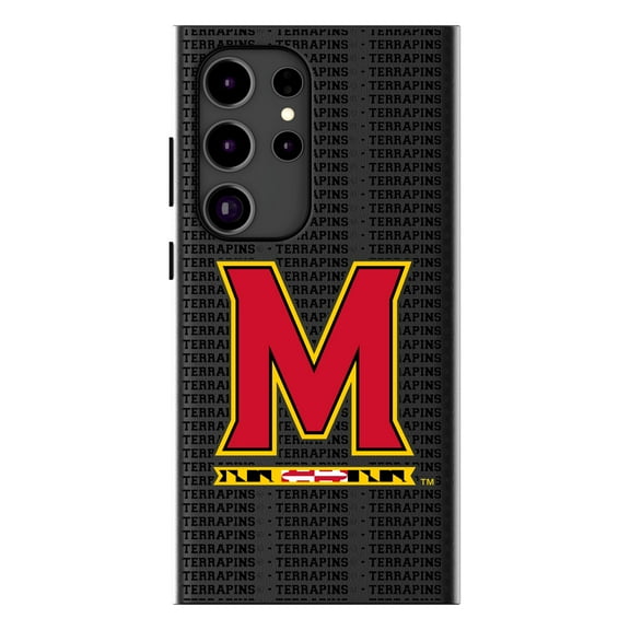 Keyscaper Maryland Terrapins Text Backdrop Galaxy Magnetic Bump Case