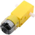 thumbnail image 4 of 20 Pieces DC 70MA (3V) Robot Intelligent Car DIY Dual Shaft Gear TT Motor for Robot Car MCU 7X2.2X1.8cm,20 * gear motor,yellow, 4 of 7