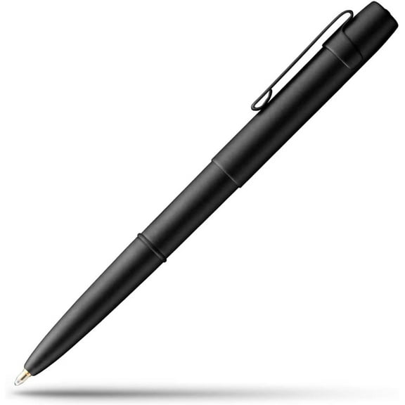 Fisher Space Pen Bullet Pen - 400 Series -X-Mark Flat Cap - Matte Black - Gift Boxed