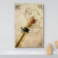 thumbnail image 2 of wall26 - Canvas Wall Art - Cork Popping Out from The Wine Bottle on Vintage Letter Background - Gallery Wrap Modern Home Decor | Ready to Hang - 32x48 inches, 2 of 5