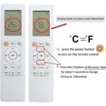 thumbnail image 2 of Replacement AC Remote Control RG10A / RH10B Compatible for Midea A/C Air, 2 of 5