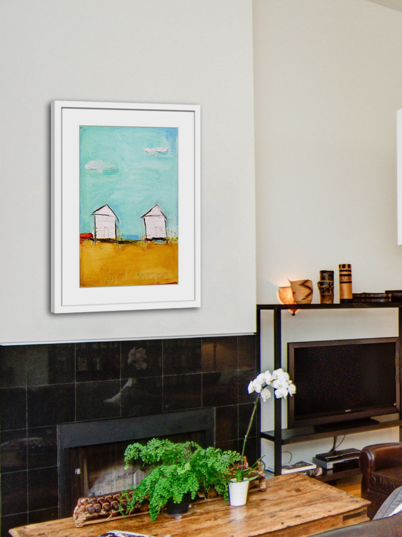 Marmont Hill "Keep It Simple" by Tori Campisi Painting Print in Frame