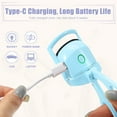 thumbnail image 5 of Heated Eyelash Curler Rechargeable Eyelash Curler Hot Eyelash Curlers for Curl Natural Eyelashes Blue, 5 of 6