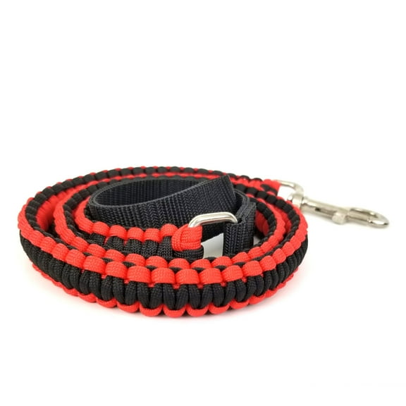 Paracord Dog Leash - Red By Sirius Survival