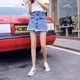 thumbnail image 2 of Falda corta de mezclilla para mujer, moda de verano 2020, faldas, pantalones vaqueros cortos de cintura alta, pantalones vaqueros de S-XXL con botones para mujer, 2 of 5