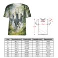 thumbnail image 2 of Cool Horse T-Shirts Casual T-Shirt Short Sleeve Women Trendy Tshirt Beach Custom Tops, 2 of 5