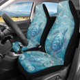 thumbnail image 2 of XYZCANDO Car Seat Covers Turtle Pattern 2pcs Vehicle Seat Covers Easy to Install SUV Van Truck Waterproof Comfortable Car Front Seat Covers, 2 of 10