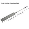 thumbnail image 3 of Uxcell 25" to 56" Cleaning Duster with Extension Pole Gap Brush + Extra Pad, Gray, 3 of 5