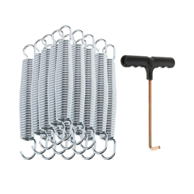 relayinert 15 Pcs Ressorts de Trampoline pour Remplacement Extérieur Pièces Lourdes