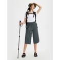 thumbnail image 6 of BALEAF Women's Hiking Pants Capri Wide Leg Lightweight Pants Plus Size UPF50+ Quick Dry Casual Sweatpants Walking Gray M, 6 of 7