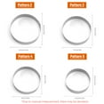 thumbnail image 4 of Zootealy 5PCS Cookie Baking Molds Circle Metal Mold Set Stainless Steel Round Shape Biscuit Cutters Kitchen Gadgets Baking Tool, 4 of 8