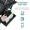 thumbnail image 5 of Amopatio Zero Gravity Chair with Adjustable Headrest and Cup Holder - Set of 2, Gray, 5 of 6