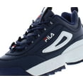 thumbnail image 2 of Fila Disruptor Ii Premium Boys Shoes Size 12, Color: Navy/White, 2 of 5