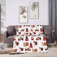 thumbnail image 7 of KLL Fleece Blanket Plush Throw Blanket Cute Cat And Christmas Gift ,Soft Fuzzy Cozy Flannel Blanket for Couch Sofa Bed.(60"x50" ), 7 of 7