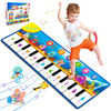 [Great Summer Deals] Baby Piano Mat, Musical Toys for Toddlers 1-3 Floor Piano Mat with 8 Instrument Sounds-Touch Play for Early Learning Birthday Gifts for 1 2 3 Year Old Boys Girls (43.3x14.2inch)