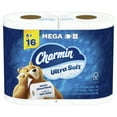 thumbnail image 2 of Charmin Ultra Soft Toilet Paper, 4 Mega Rolls, 2 of 16