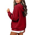 thumbnail image 6 of Fancifize Girls Cozy Fleece Hoodie Jacket Full Zip Long Sleeve Hooded Sweatshirt Teens Kids Fall Lightweight Tops with Pockets, 6 of 7
