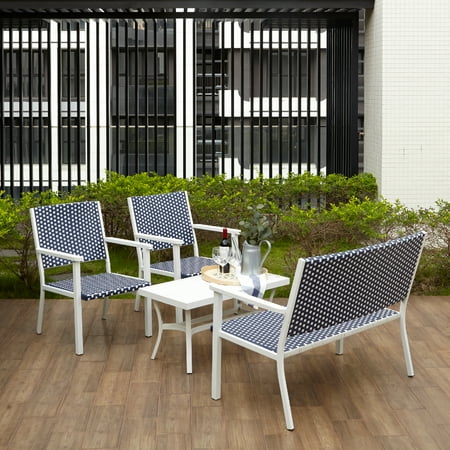 Now For The Peaktop 4 Piece Coastal Wicker Patio Conversation Set Accuweather Now For The Peaktop 4 Piece, Peaktop 3 Piece Wicker Patio Set With Cushions