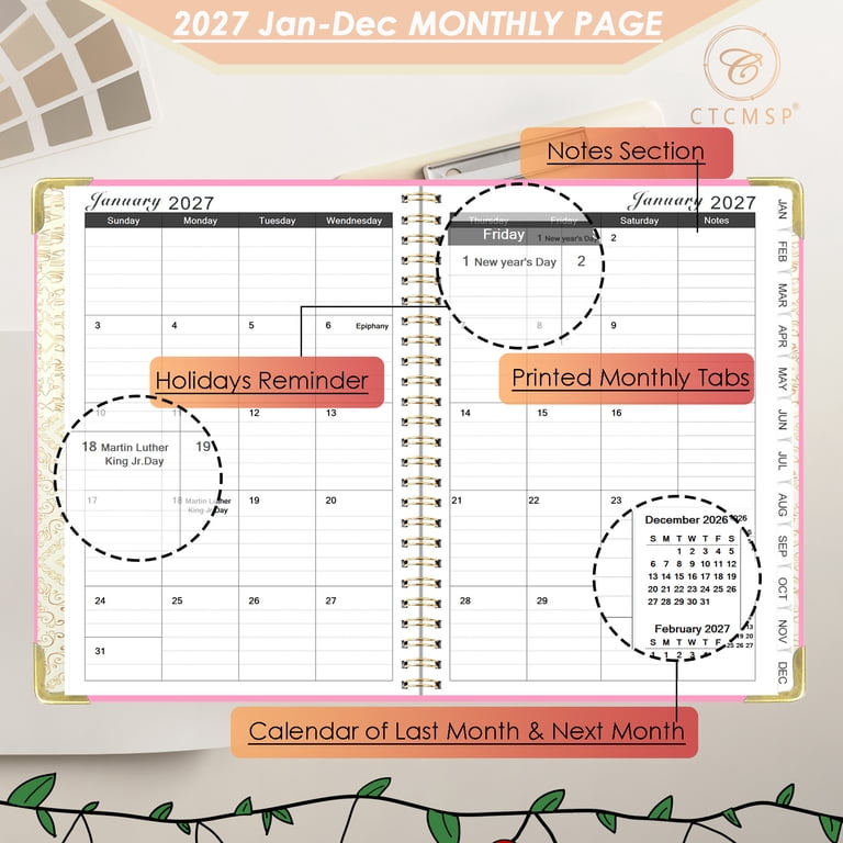 CTCMSP 2027 Daily Planner, A5, Hardcover photo 2