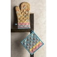 thumbnail image 5 of Maison d' Hermine Oven Mitt & Pot Holder 100% Cotton Set of Heat Resistant Oven Gloves (7.5"x13") & Hot Pads (8"x8") for Gifts, BBQ, Cooking, Baking, Grilling, Marquise - Spring/Summer 7.5"x13" & 8"x8" Oven Mitt & Pot Holder Set 04 - Marquise, 5 of 5