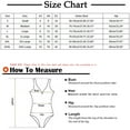 thumbnail image 3 of Traje de baño de bikini todo en uno cómodo sin espalda con estampado elegante para mujer OAVQHLG3B Store  lin121212, 3 of 4
