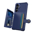thumbnail image 2 of Nalacover Wallet Case for Samsung Galaxy S24 Plus, Credit Card Slots Holder Luxury PU Leather Cover, Magnetic Car Mount Shockproof Lens Protective Case for Samsung Galaxy S24 Plus, Darkblue, 2 of 7