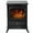 Black, variant on Pawverly 22" Electric Fireplace Heater, Freestanding Stove with Realistic LED Flames and Logs, Overheat Protection, 750W/1500W, Black
