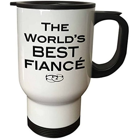 

3dRose The World s Best Fiance Travel Mug 14 oz Multicolor