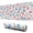 Pioneer Flower Floral, variant on Long Mouse Pads for Desk,Pioneer Flower Floral Print Pattern Desk Mats on Top Of Desks, Desk Mouse Pad Extra Large with 3mm Non-Slip Base and Stitched Edge for Gaming,Office,Work,Home 31.5"x11.8"